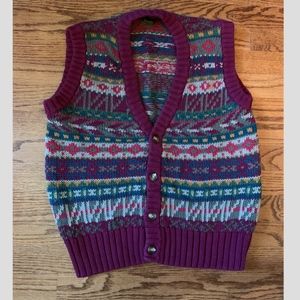 Rad Vintage Sweater Vest Small